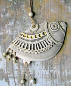 clay wall hanging
