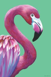 flamingo painting