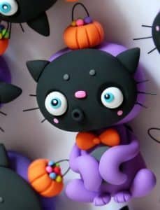 halloween critters in clay workshop