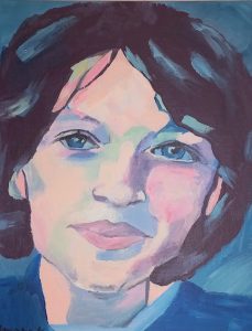 potrait painting teens in acrylics