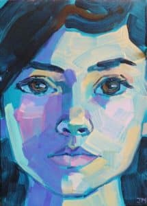 portrait painting workshop8-12yrs
