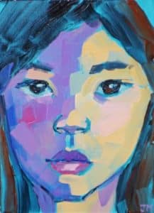 portrait painting workshop8-12yrs