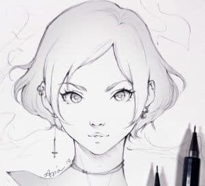 manga portrait
