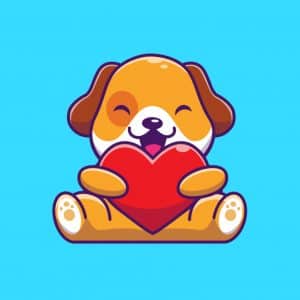 Cute-dog-holding-heart