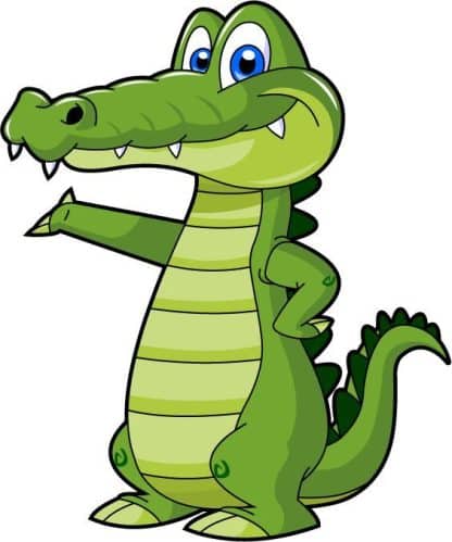 cute crocodile cartoon