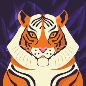 Tiger stylised