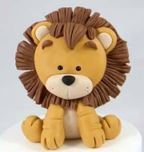 lion in clay,