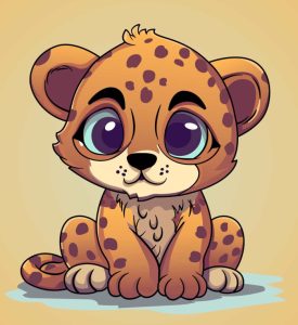 Cute Cheetah cartoon