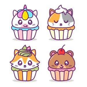 cupcakes as animals