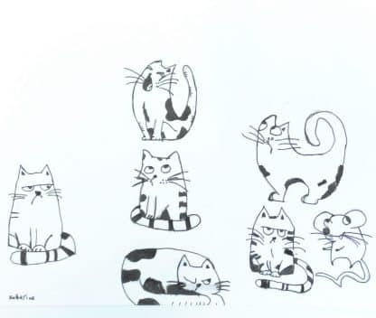 Cats drawing