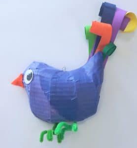 bird sculpture cardboard