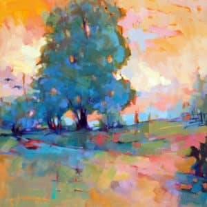 Expressive painting Landscape by Trisha Adams