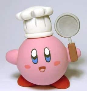 Kirby in clay Kirby the chef