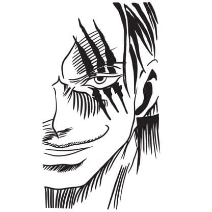 Iconic Manga Drawing, Shadow of a man manga