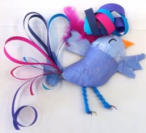 ART JUST FOR FUN, 5-9yrs, Bird Cardboard Sculpture