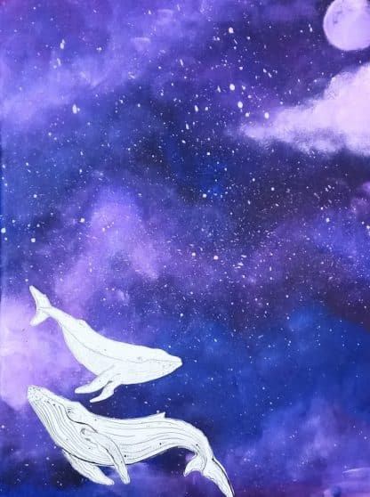 Galaxy in Acrylics