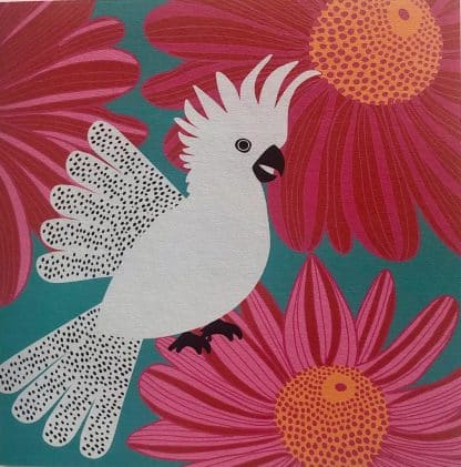 Birds & Flowers painting