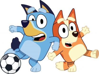 Bluey in plasticineSoccer Ball Vectors by Vecteezy