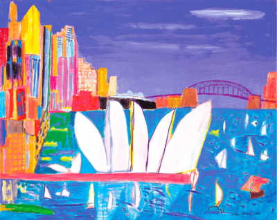 12. SYDNEY HARBOUR PASTEL, 5-8yrs, Wednesday 1.30pm-4.30pm, 23rd April, 2025