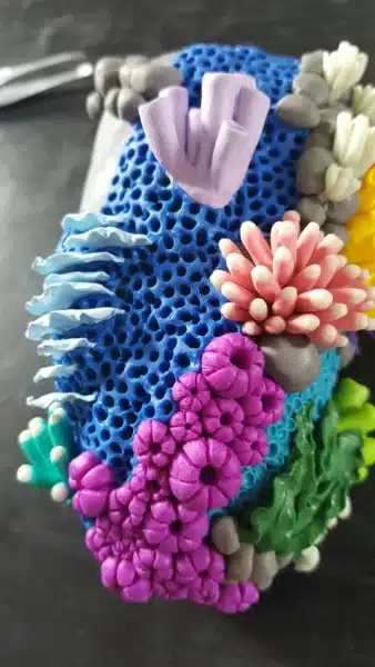 Coral reef sculpture