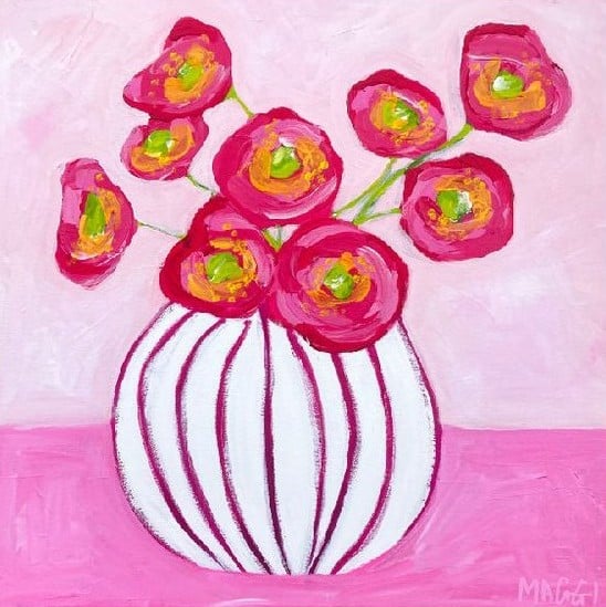 4. FLOWER PAINTING, 5-8yrs, 1.30pm-4.30pm, Wednesday 8th April, 2026