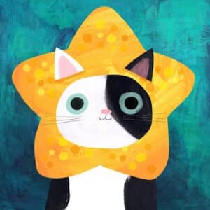 2. KATS IN COSTUMES PAINTING, 5-8yrs, Monday 1.30pm-4.30pm, 6th July, 2026