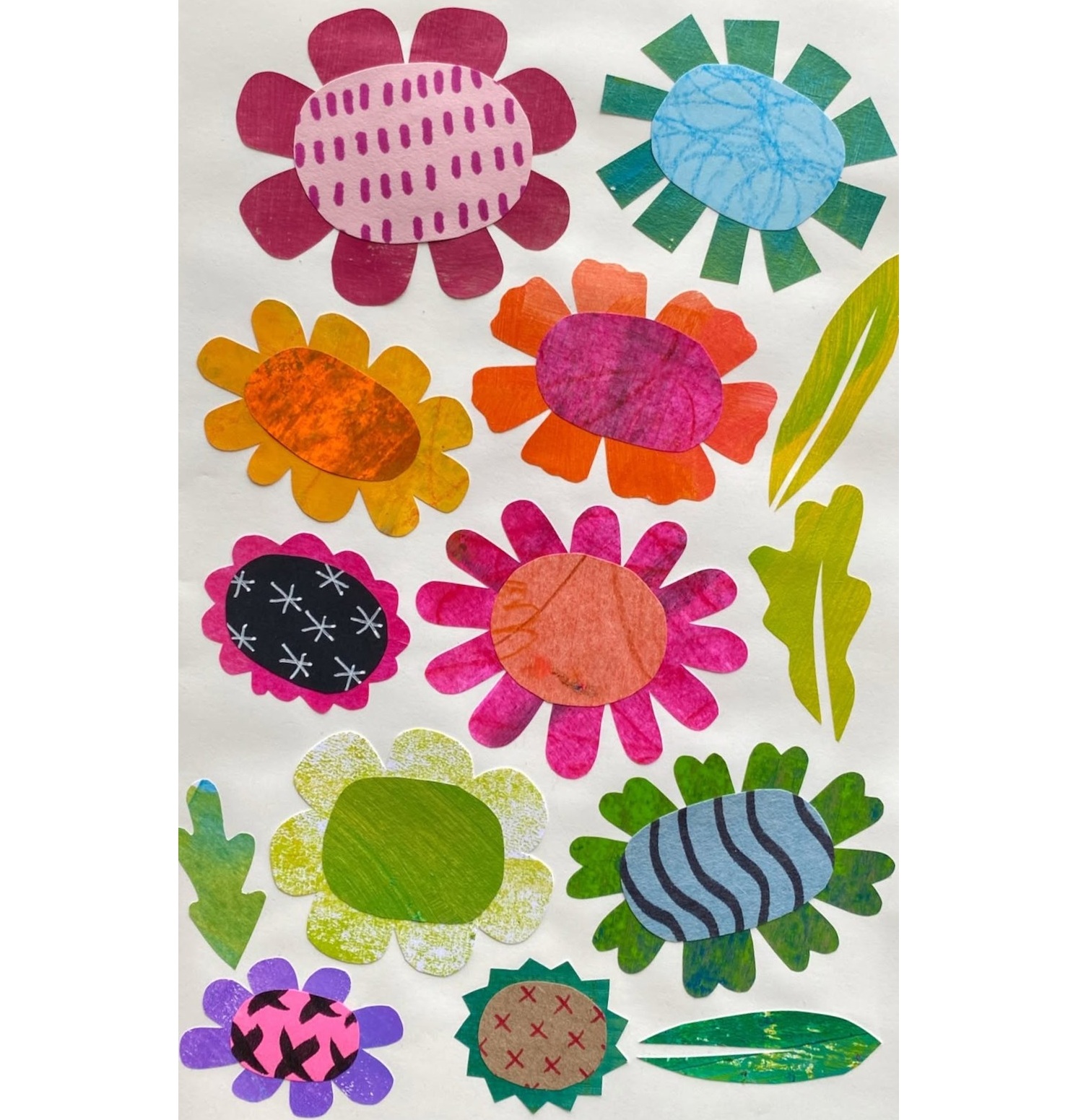18. HAPPY SPRING COLLAGE, 5-8yrs Thursday 1.30pm-4.30pm, 8th September, 2026