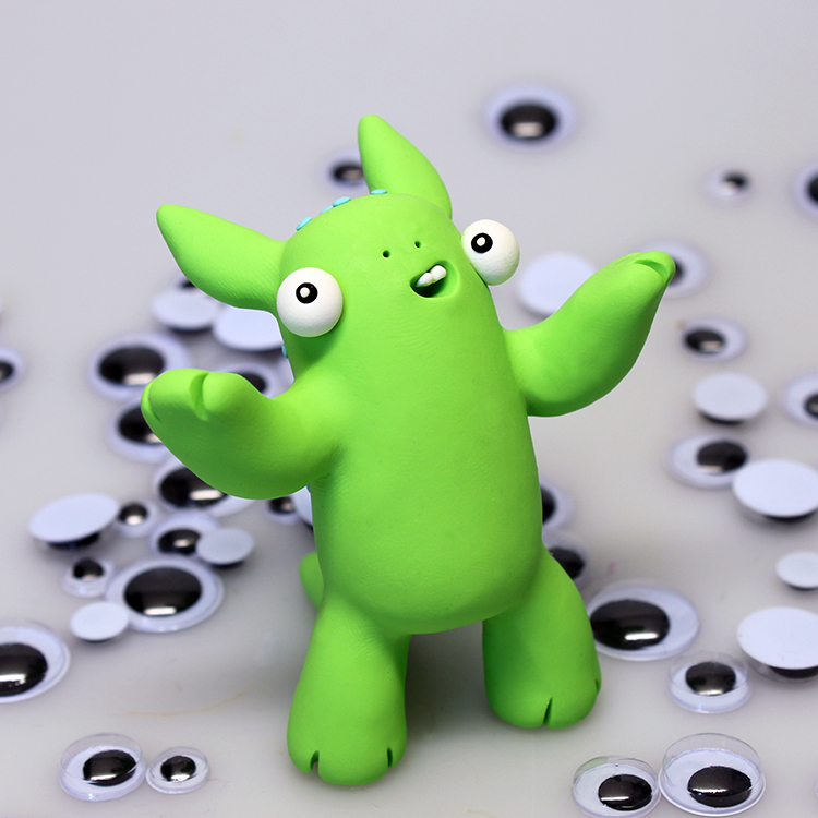 1. ADORABLE MONSTERS IN CLAY, 5-12yrs Monday 9.30am-12.30pm, 28th September, 2026